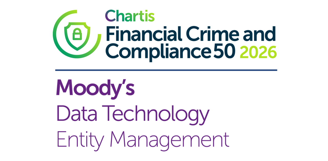 Chartis Financial Crime Compliance 50, 2026, in Data Technology for Entity Management